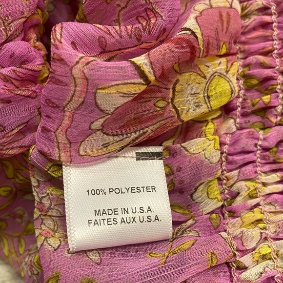 NWT💕MISA LOS ANGELES Eva Floral Off Shoulder Top Size XS - Picture 9 of 9
